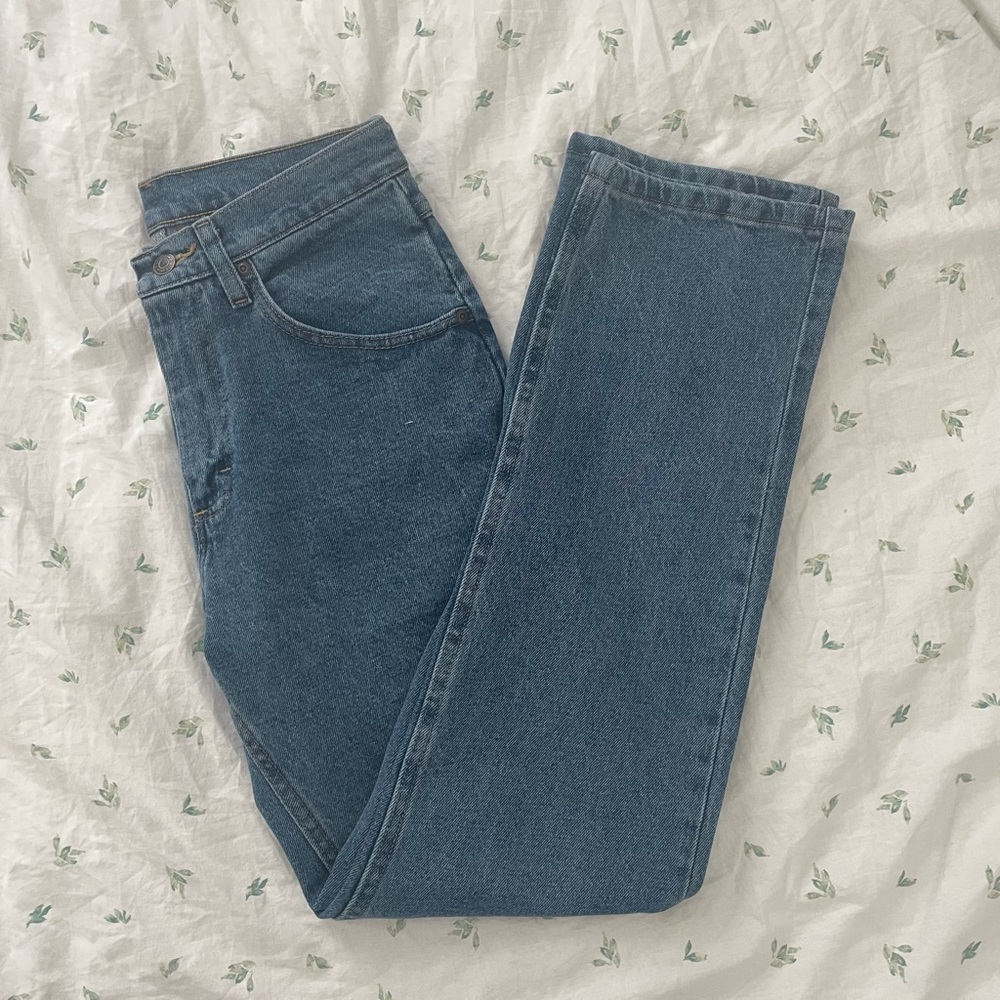 ‼️SOLD‼️WRANGLER - High Waist Straight Leg Jeans